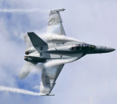 High-Speed Jet Maneuvering Through Clouds