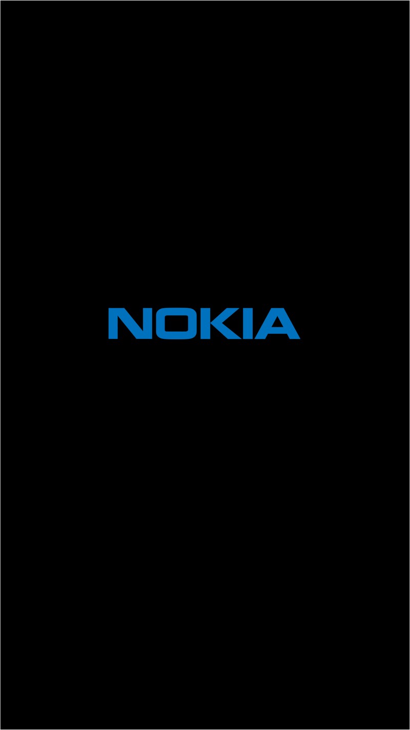 Логотип nokia на черном фоне (чёрный, логотип, экран)