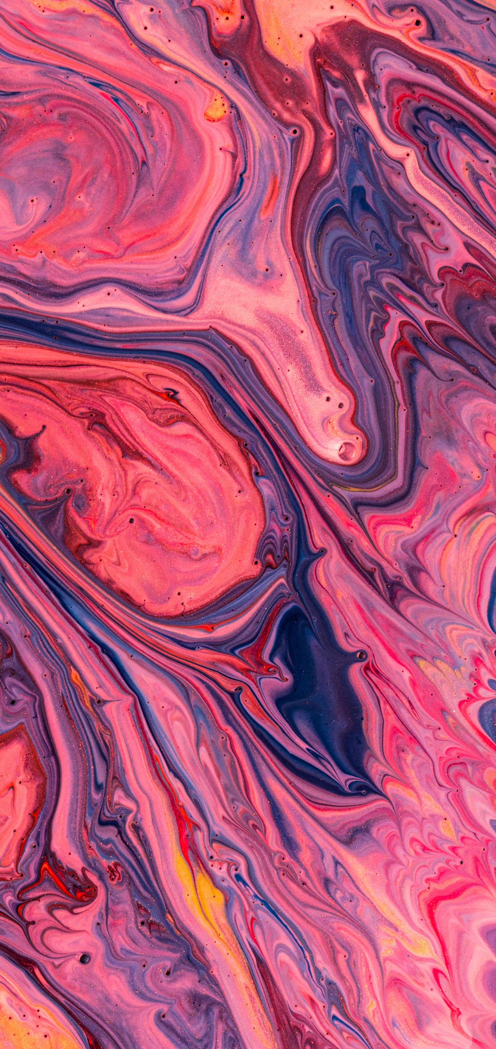 A close up of a colorful liquid painting on a surface (muscle, purple, textile, paint, painting)