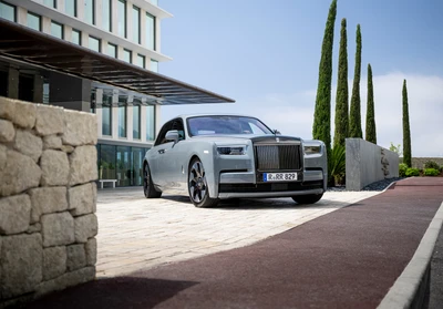 2022 Rolls Royce Phantom Elegantly Parked in Luxurious Setting