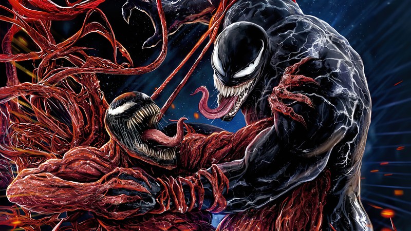 Venom против carnage от алекса - человека (веном 2 выползень, venom let there be carnage, фильм, веном 2, venom 2)