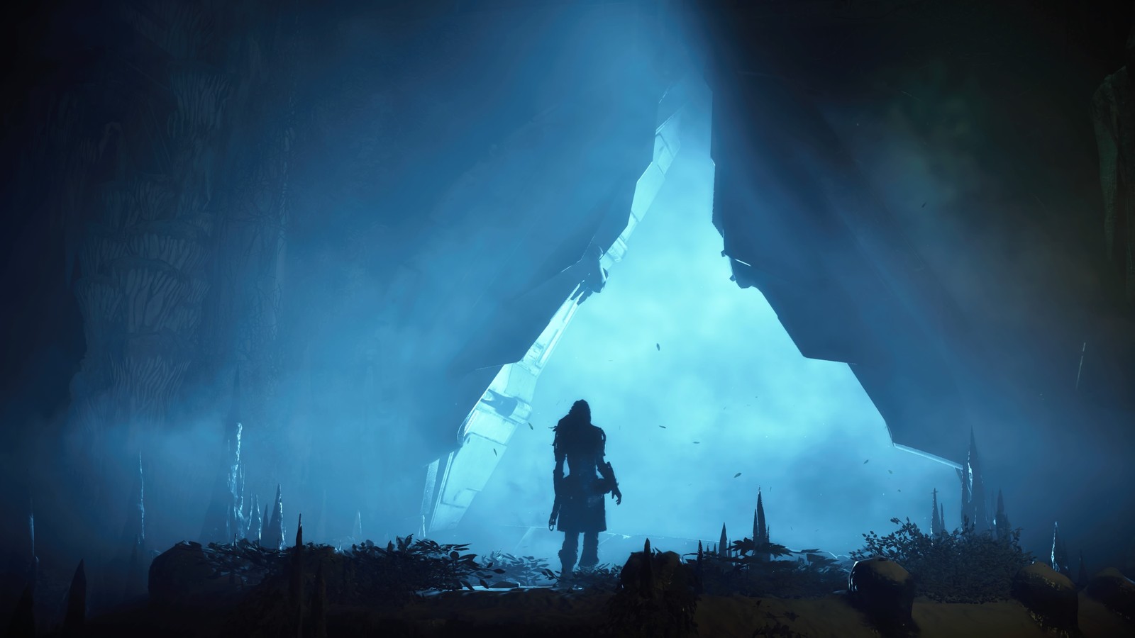 aloy, playstation 4, ice cave, ice, water wallpaper