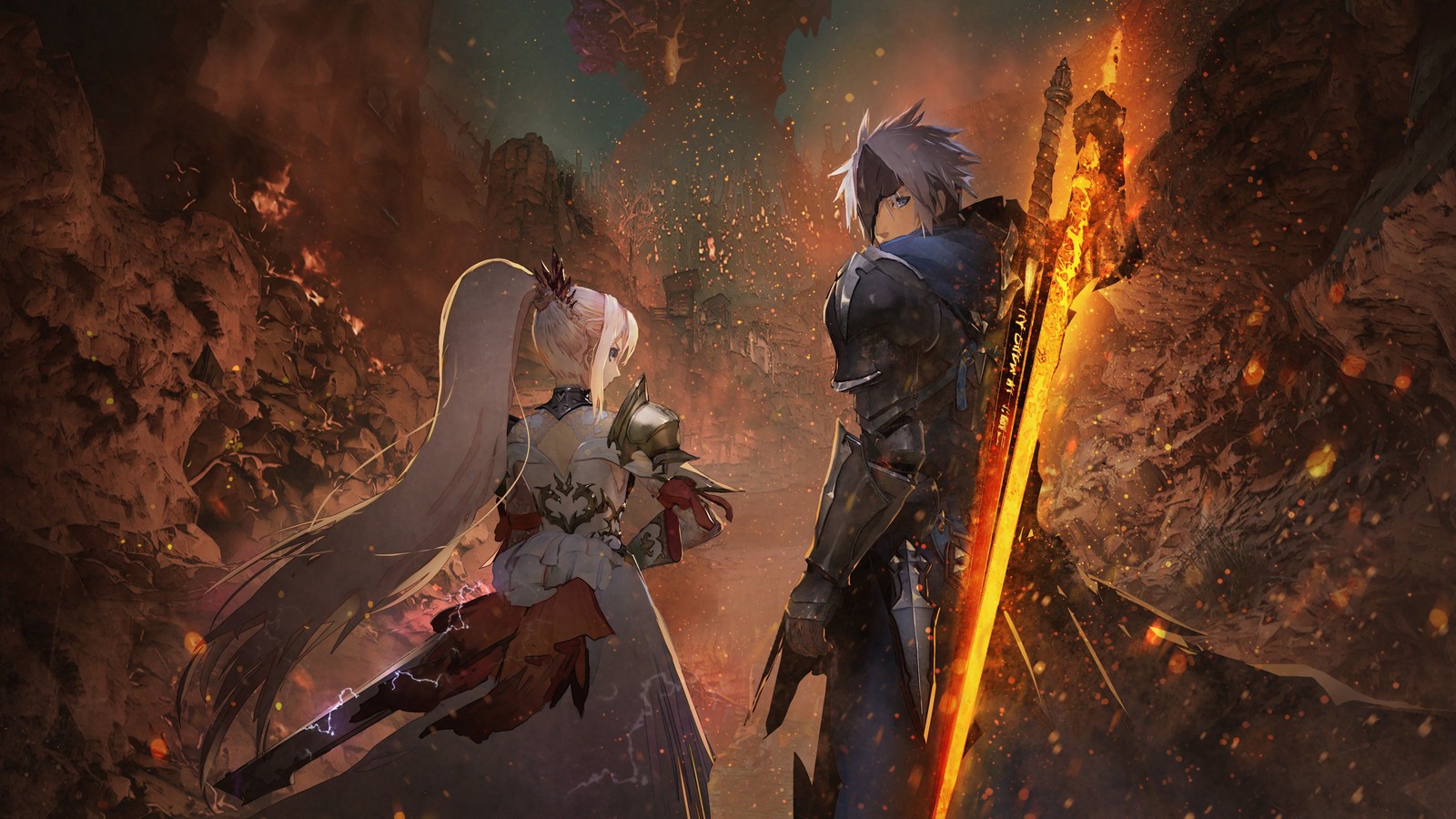 Скачать обои tales of arise, видеоигра, альпен, шионне, shionne