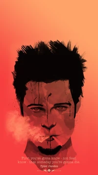 Tyler Durden: Embracing Mortality in Artful Defiance