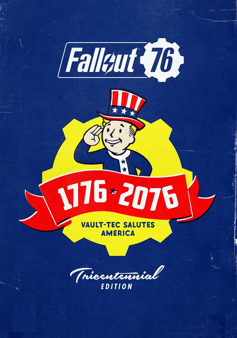 Близкий план синей книги с мультяшным персонажем на ней (осень, фоллаут, fallout, fallout76)