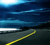 nuages, génial, chemin libre, hd, autoroute