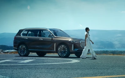 bmw x7, bmw, машина, международное автосалон в германии, рэндж ровер