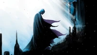 Batman en duelo: Un solemne tributo entre sombras