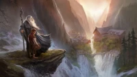 gandalf, bilbo baggins, frodo baggins, the lord of the rings, the hobbit wallpaper