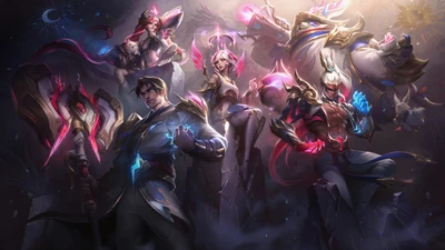 League of Legends 2024 Splash Art: Jayce, Orianna, Lee Sin, Jinx y Bard en Skins Dinámicos