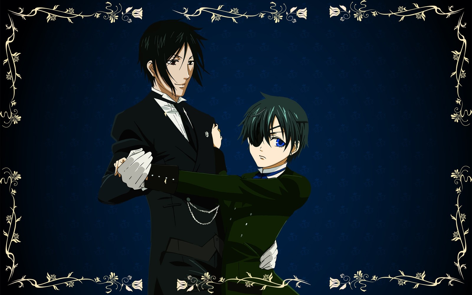 ciel phantomhive, black butler, black hair, mangaka, character wallpaper