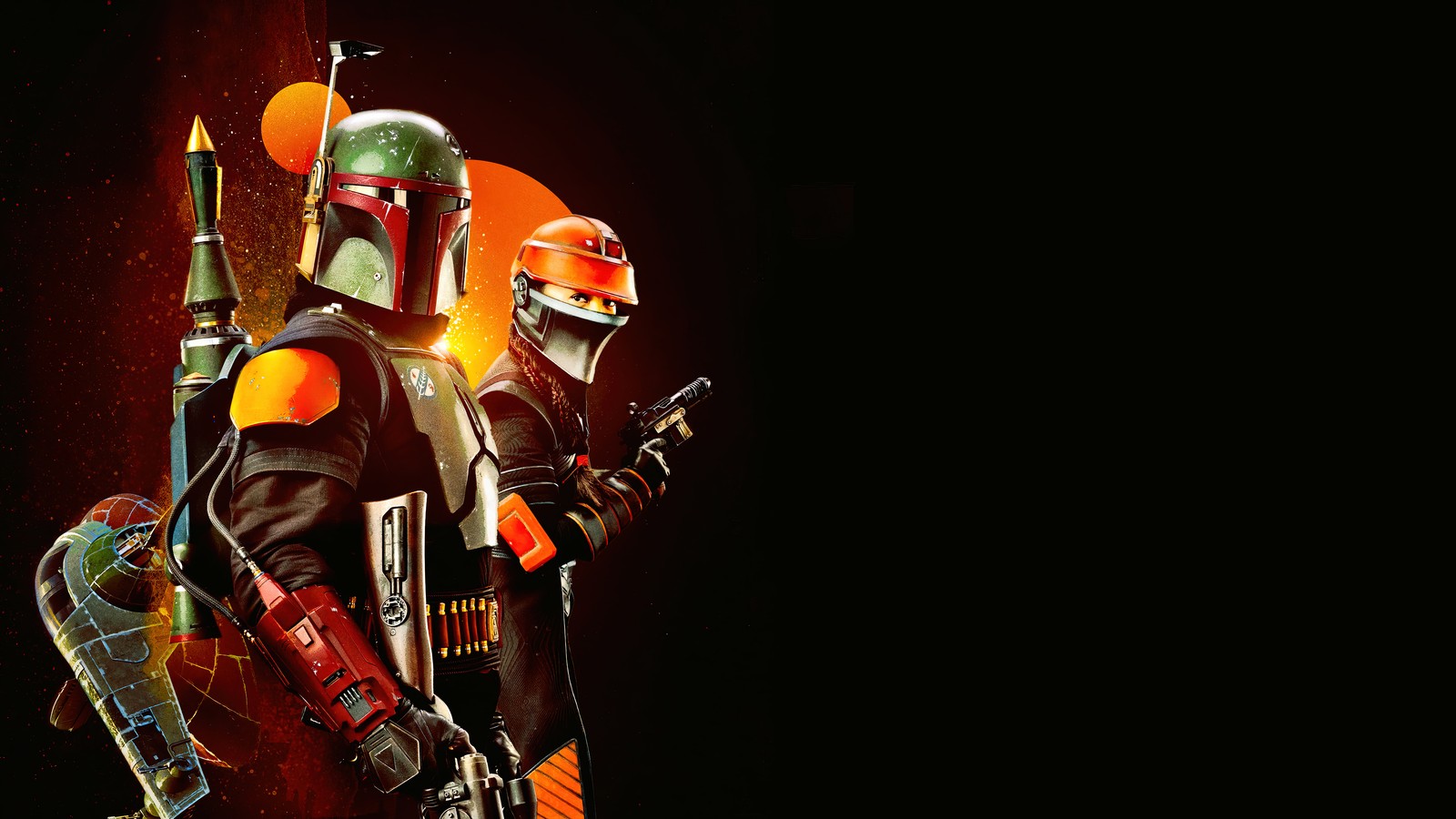 Lade das buch von boba fett, the book of boba fett, fernsehserie, star wars, boba fett Hintergrund herunter