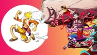 Monkey D. Luffy en Gear 5: Abrazando el poder del Dios Sol en One Piece