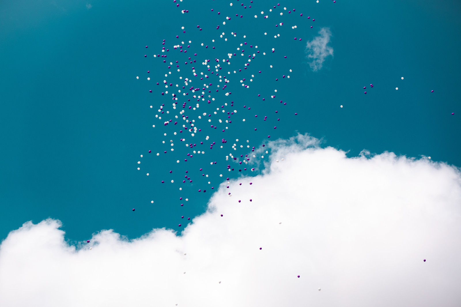 balloon, blue, water, turquoise, cloud wallpaper