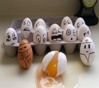 broken, comedy, comic, die, eggs wallpaper