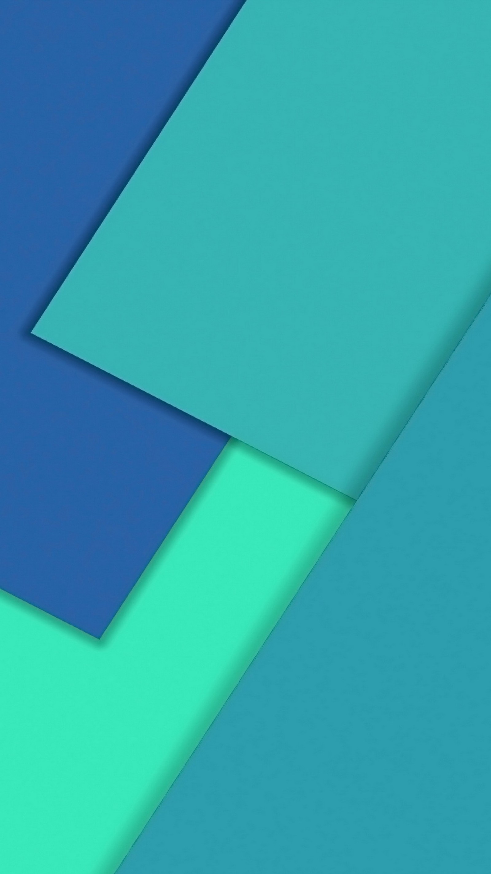 A close up of a blue and green wallpaper with a diagonal pattern (50, android, design, lines, lollipop)