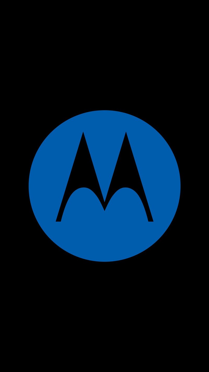 Крупный план логотипа motorola на черном фоне. (логотип)