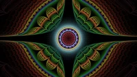 circle, graphics, psychedelic art, symmetry, pattern