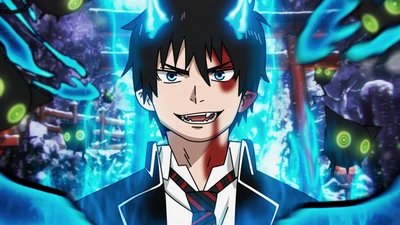 Rin Okumura: Liberando poder em um reino anime ardente