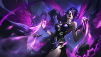 lol, league of legends, video game, morgana wallpaper