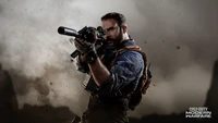 Le Capitaine Price en action, prêt au combat dans Call of Duty: Modern Warfare.