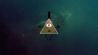 gravity falls, series de televisión, caricatura, bill cipher