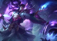 Espírito Florido Thresh: Guardião Etéreo do Reino das Sombras