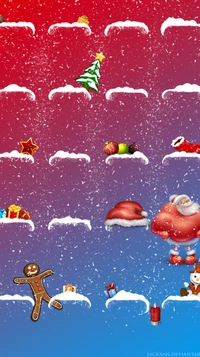 Download christmas, design, ios, wallpaper for free