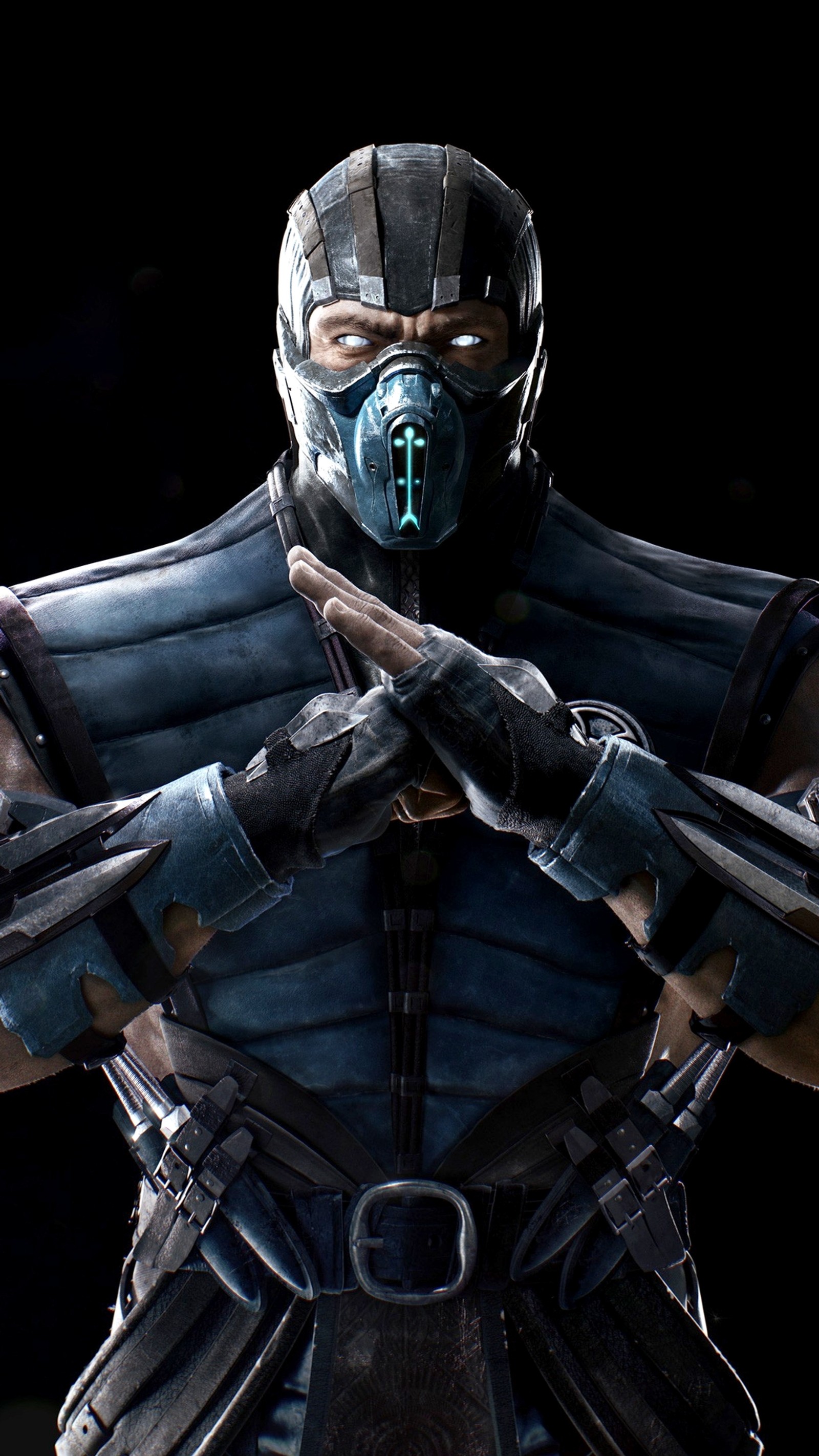 Скачать обои 1080x1920, mortal kombat, ниндзя, sub zero, видеоигры