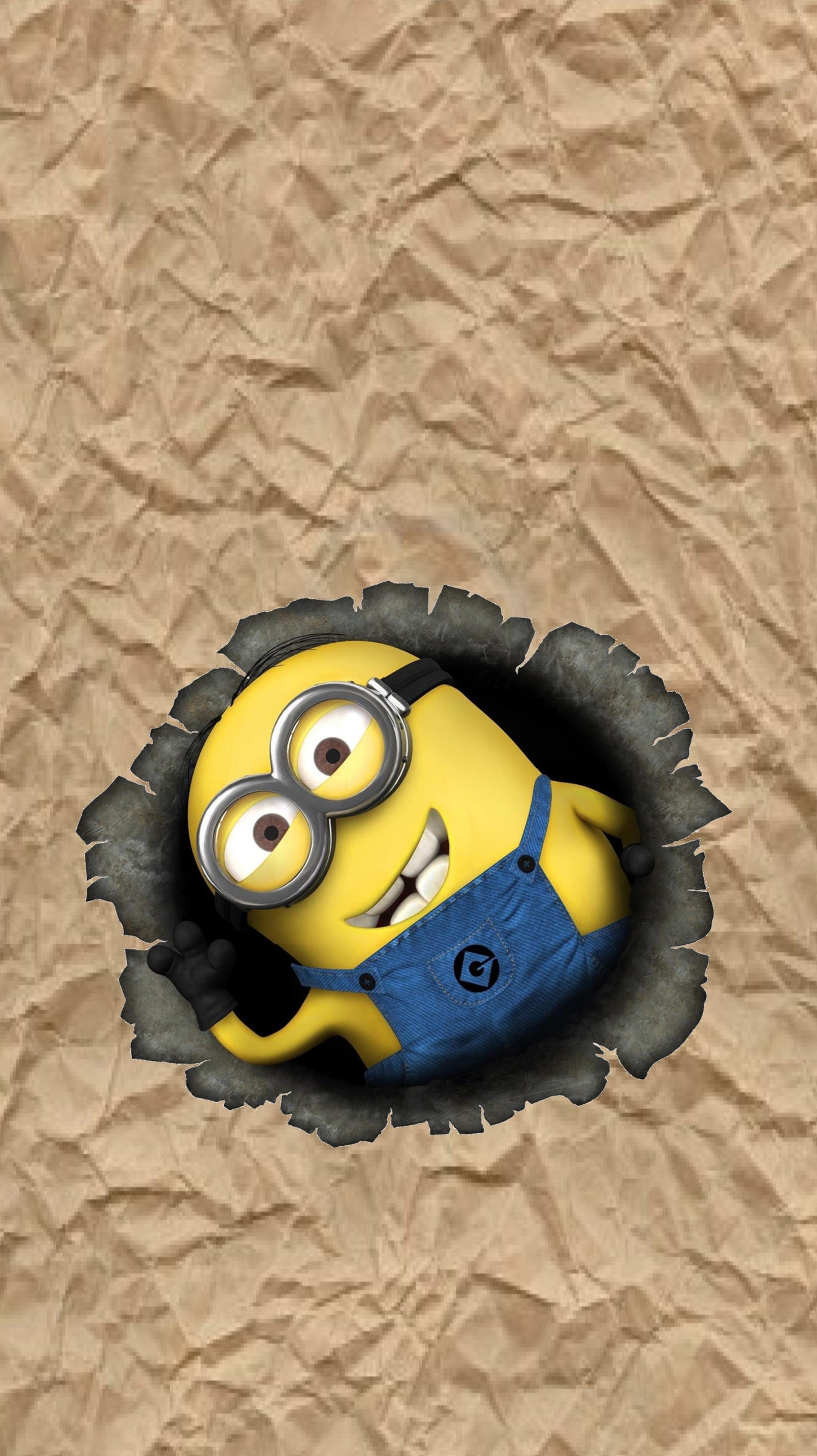 minions, minions crash paper Download Wallpaper