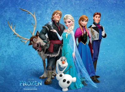 Congelado: Personagens da Disney em um deslumbrante país das maravilhas de inverno