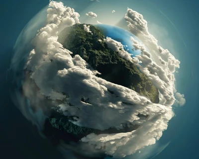 clouds, earth, planet, sky