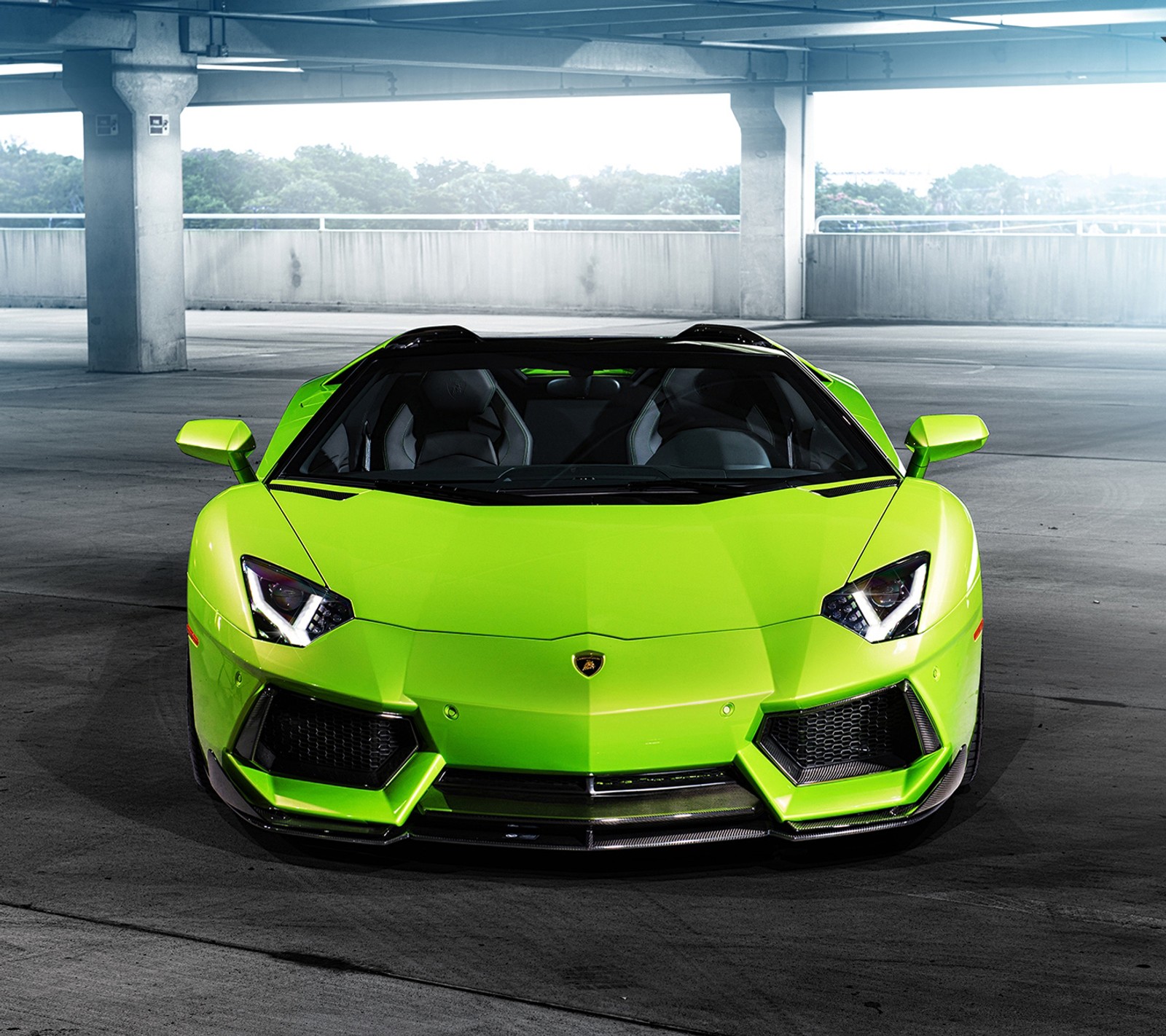 Baixar papel de parede verde, lamborghini, modificado, supercarro, vorsteiner