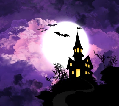 background, halloween, haunted, hd, house