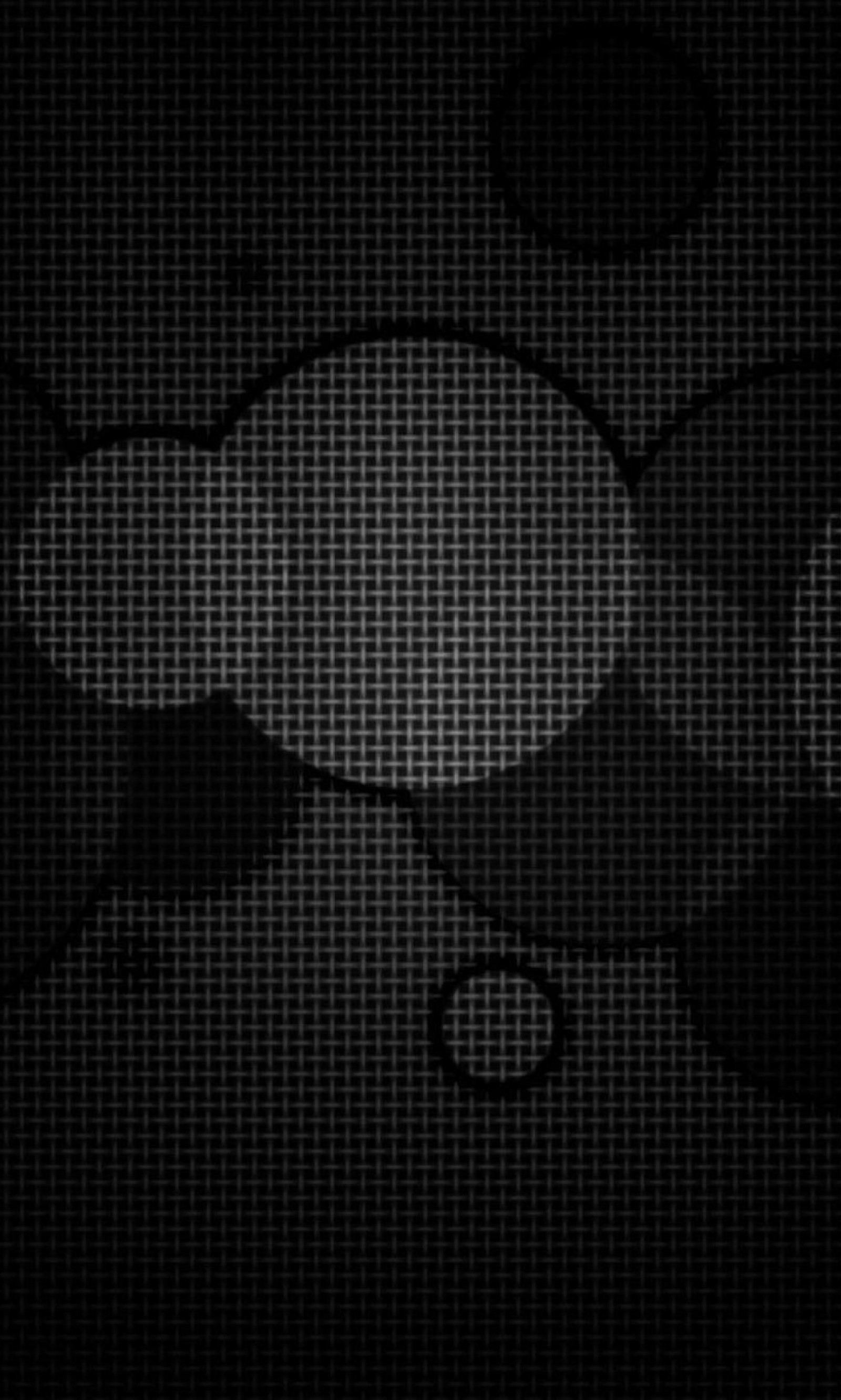 A close up of a black and white photo of a person holding a tennis racket (3d, background, black, circle)