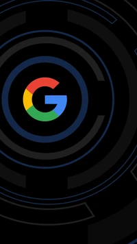 Google Logo in a Modern Tech-Inspired Design