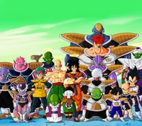 Dragon Ball Z Characters Unite in Epic Standoff