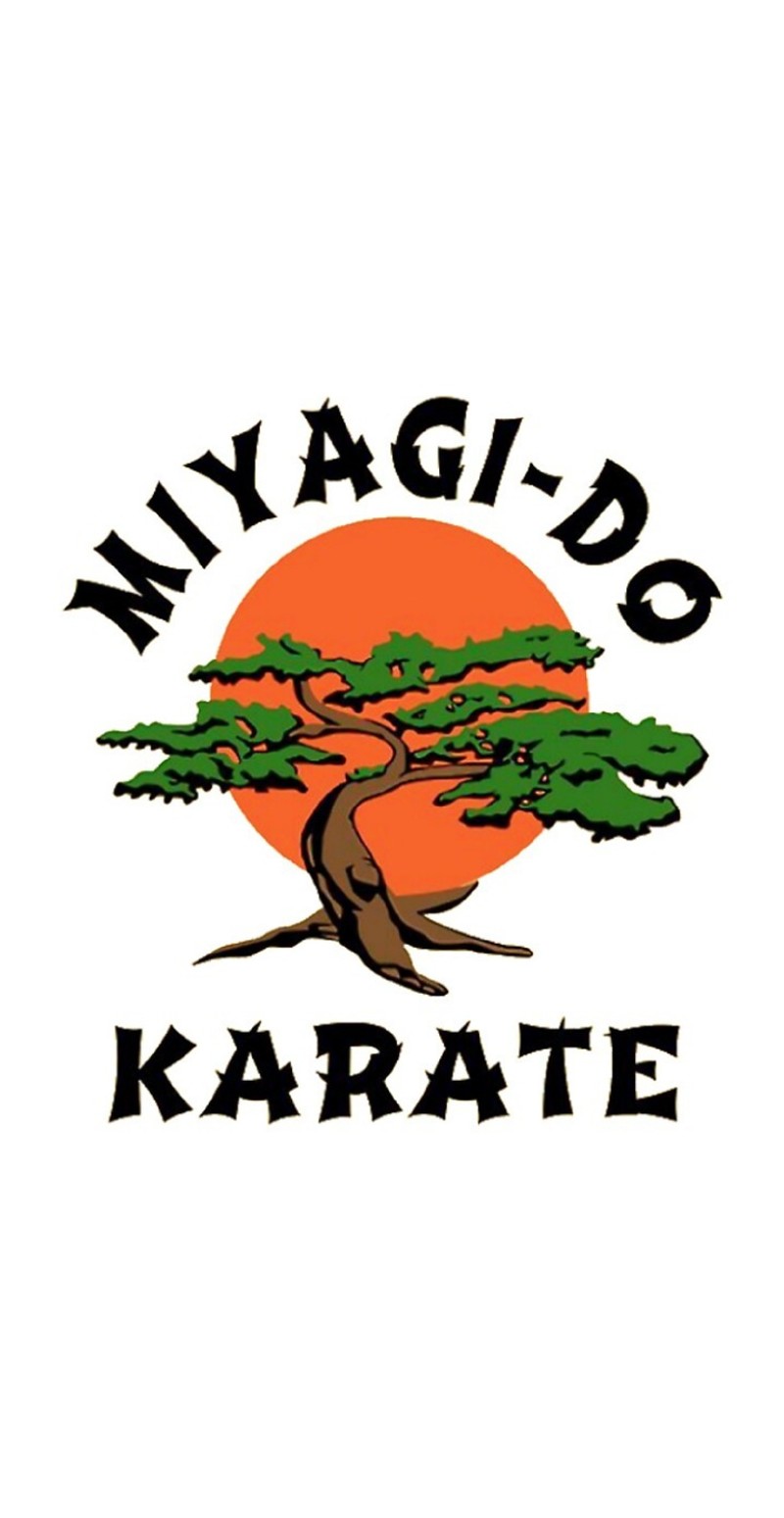 Логотип для школы карате с бонсай (каратэ пацан, miyagi do karate, the karate kid)