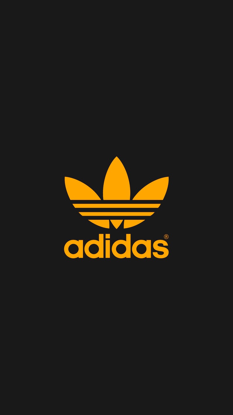 Логотип adidas на черном фоне (чёрный, логотип, стили)