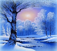 landscape, winter wallpaper