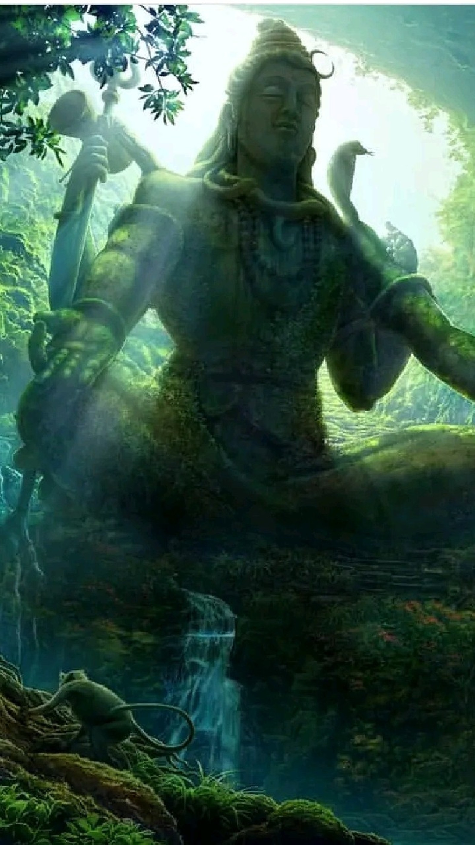 Há um homem sentado no meio da floresta (criador, destroyer of universe, hindu, poder, shiva)