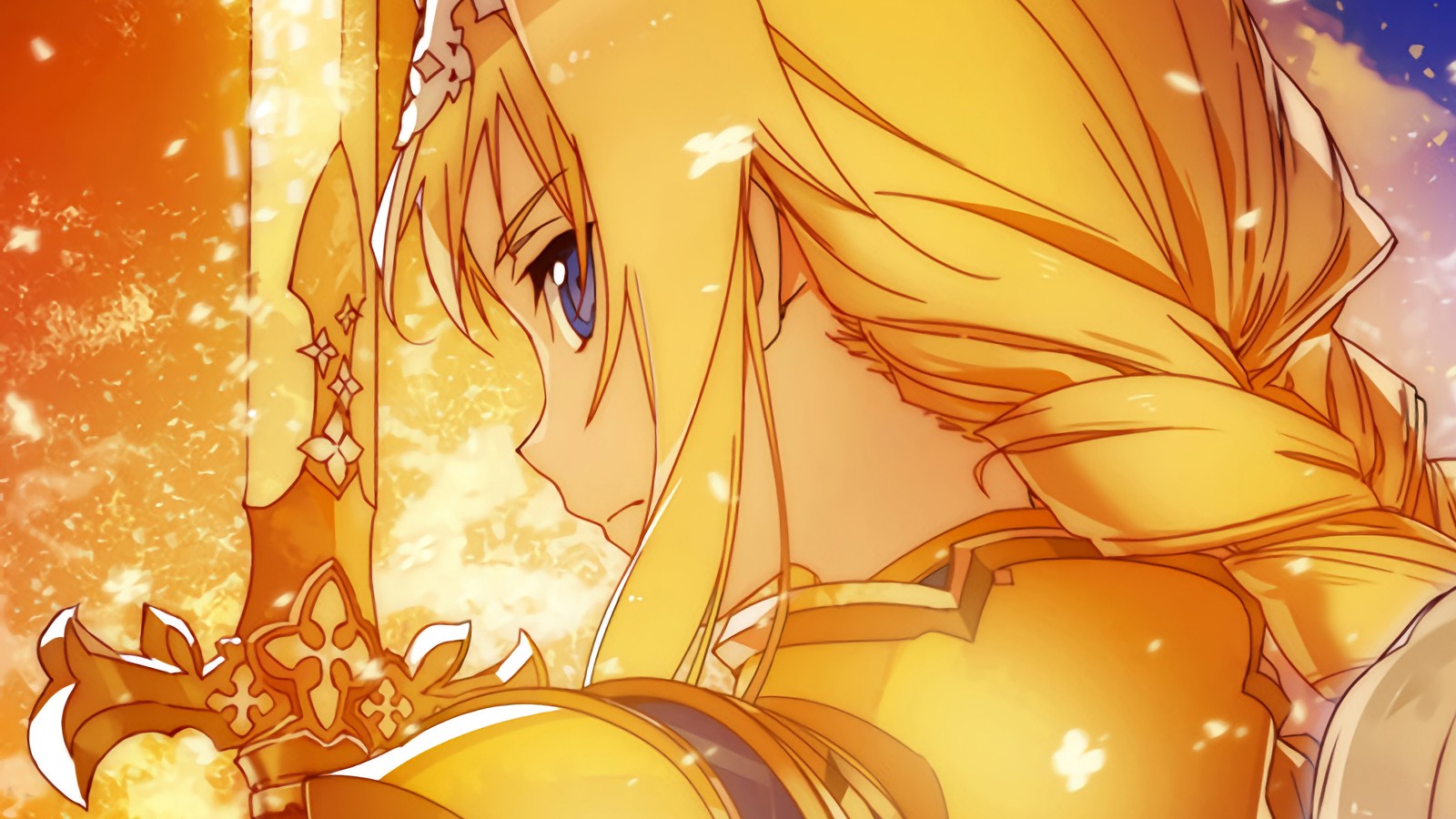 Descargar fondo de pantalla alice zuberg, sao, sword art online alicization, anime