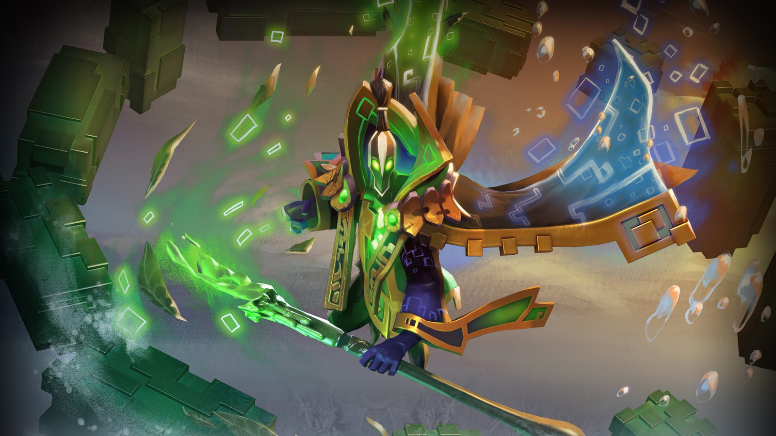 rubick, arcana, dota 2, defense of the ancients, video game wallpaper