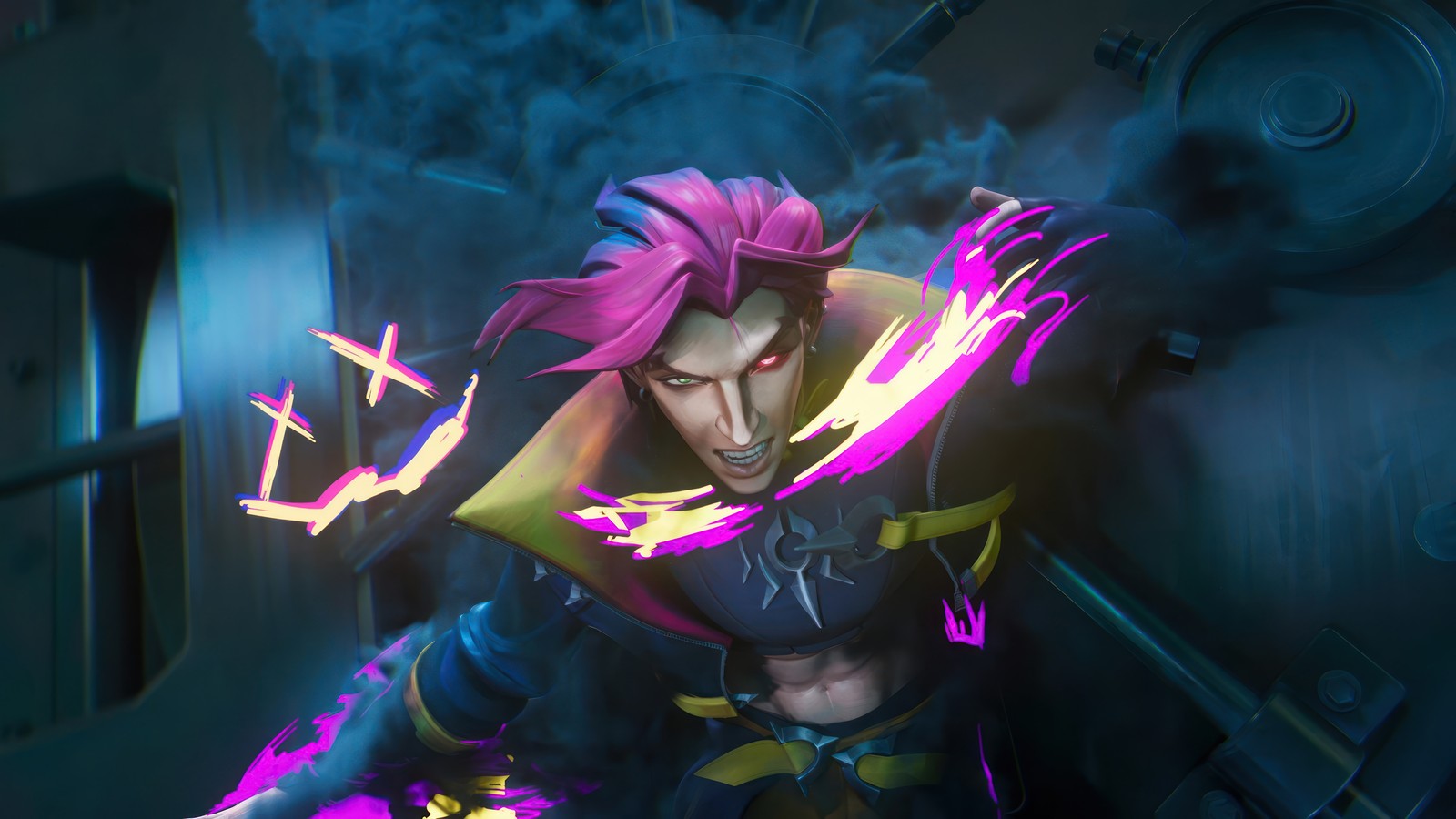 kayn, heartsteel, paranoia, league of legends, video game wallpaper