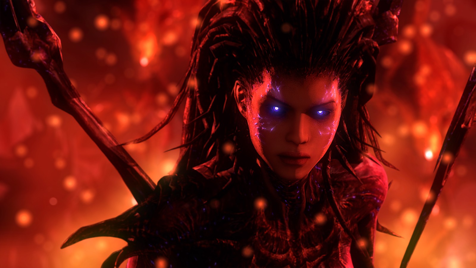 Baixar papel de parede sarah kerrigan, heróis da tempestade, heroes of the storm, demônio, jogos eletrônicos