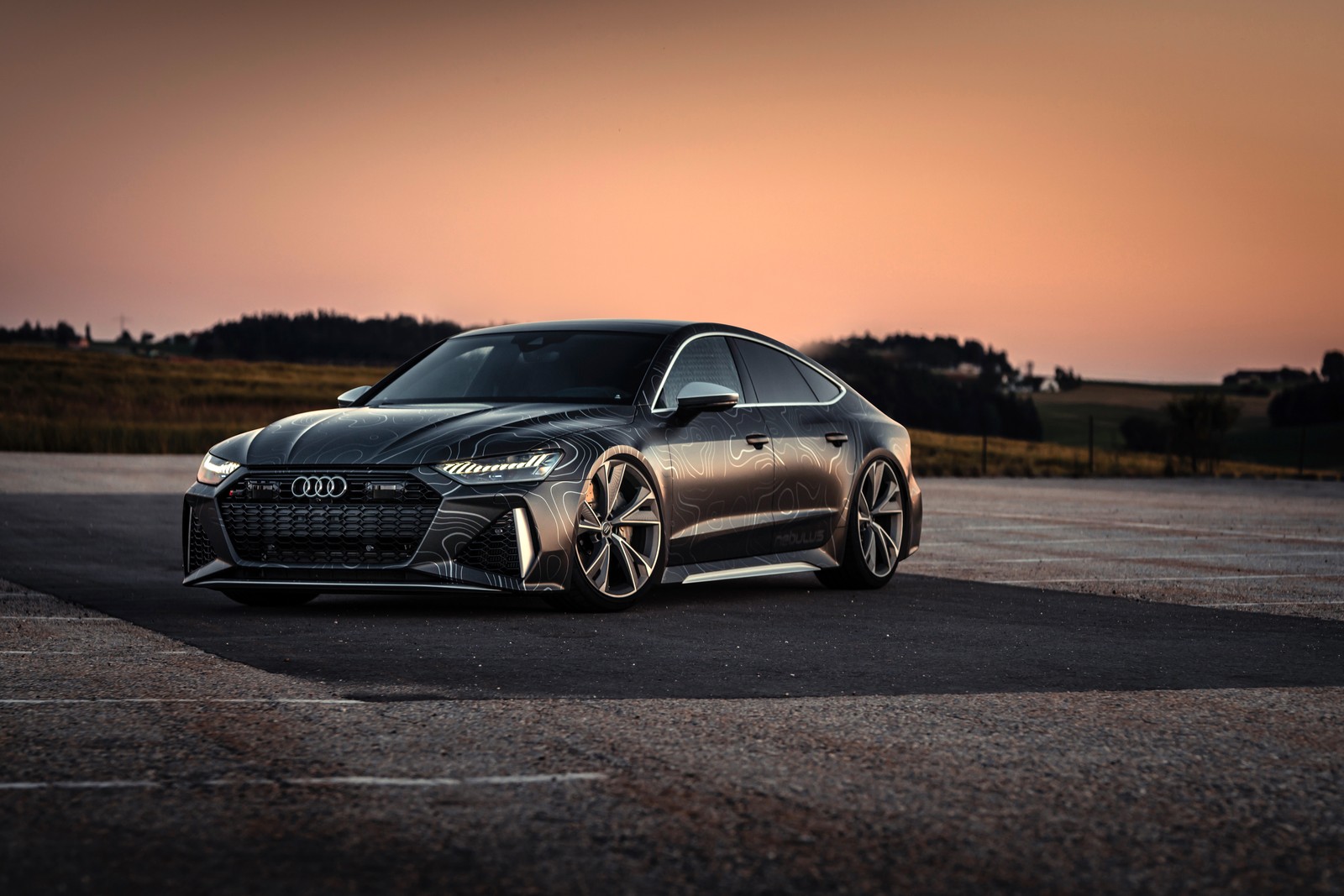 audi rs 7 sportback, black box richter, 2020, 5k, 8k wallpaper