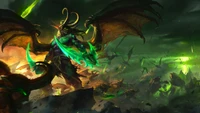 illidan stormrage, world of warcraft, video game wallpaper