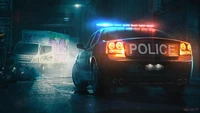 police car, cars, tire, wheel, automotive lighting wallpaper