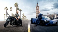 Dynamic Duo: Power and Style on Iconic Streets