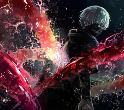 ghoul, kaneki, ken, masque, tokyo